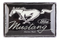 Preview: Blechschild Mustang schwarz 1